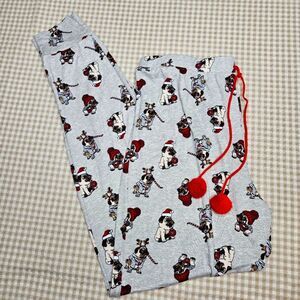 Santa's Treasures Christmas Dressed Pug Dogs Pull On Loungewear Pajama Pants